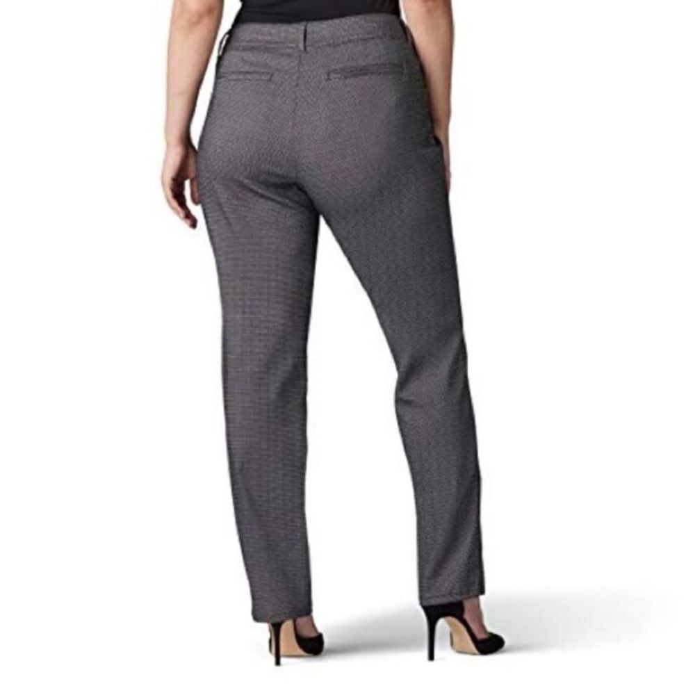 Soho Apparel Ltd Women’s Classic Black and White Patterned Pants Size XL